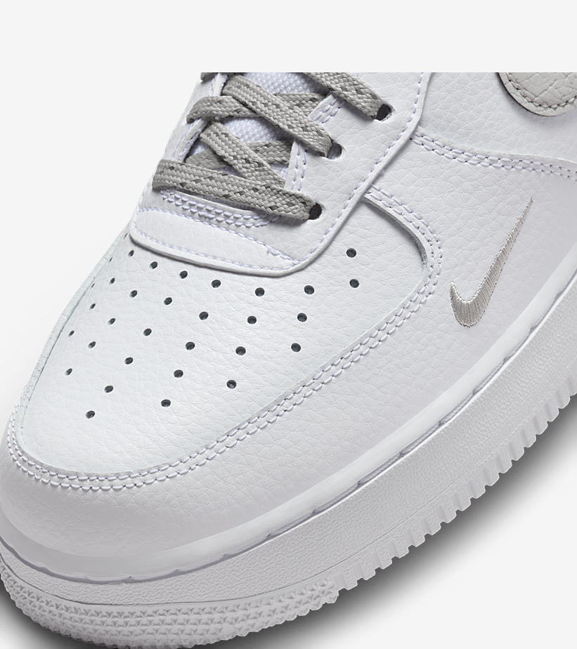 2023年 発売予定！ナイキ エア フォース 1 ロー “リフレクティブスウッシュ/ホワイト/グレー” (NIKE AIR FORCE 1 LOW “Reflective Swoosh/White/Grey”) [FV0388-100]