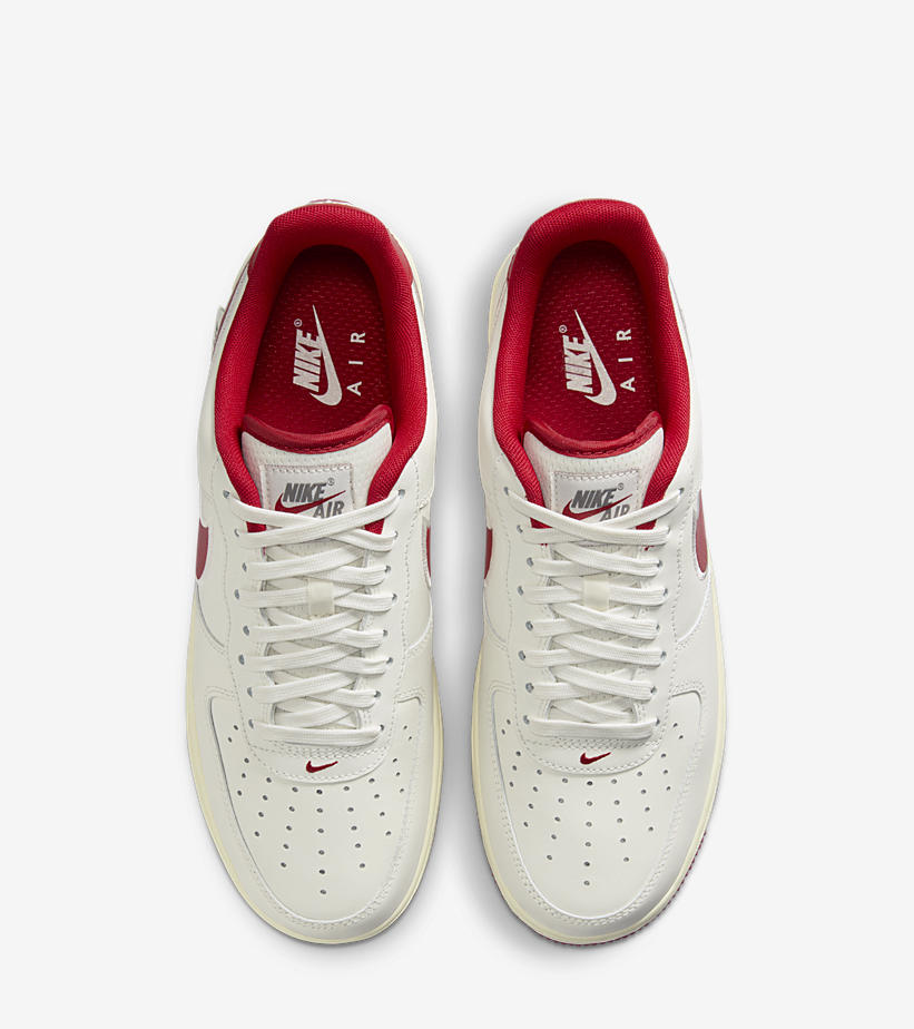 2023年 発売予定！ナイキ エア フォース 1 ロー “ホワイト/レッド/セイル” (NIKE AIR FORCE 1 LOW “White/Red/Sail”) [FV0392-101]