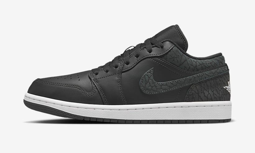 【国内 10/17 発売】ナイキ エア ジョーダン 1 ロー “ブラックエレファント” (NIKE AIR JORDAN 1 LOW “Black Elephant”) [FB9907-001]