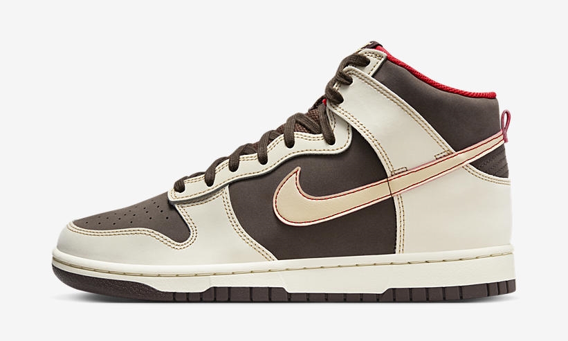 【国内 10/19、10/26 発売】ナイキ ダンク ハイ “チョコレート/セイル/クリーム” (NIKE DUNK HIGH “Chocolate/Sail/Cream”) [FB8892-200]