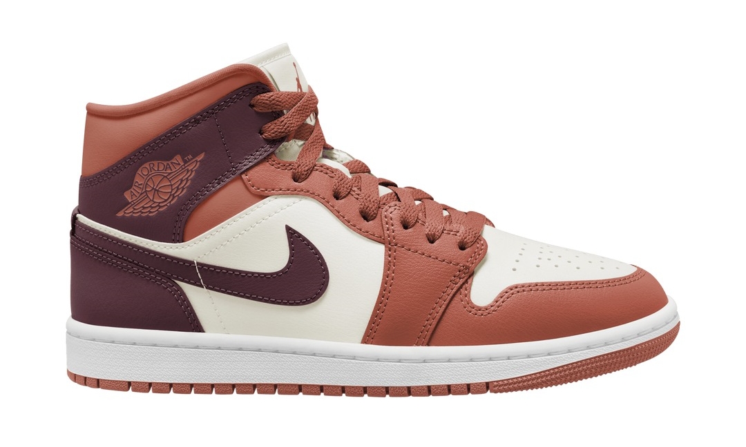 【国内 1/24 発売】ナイキ ウィメンズ エア ジョーダン 1 ミッド “セイル/クレイ” (NIKE WMNS AIR JORDAN 1 MID “Sail/Clay”) [BQ6472-200]