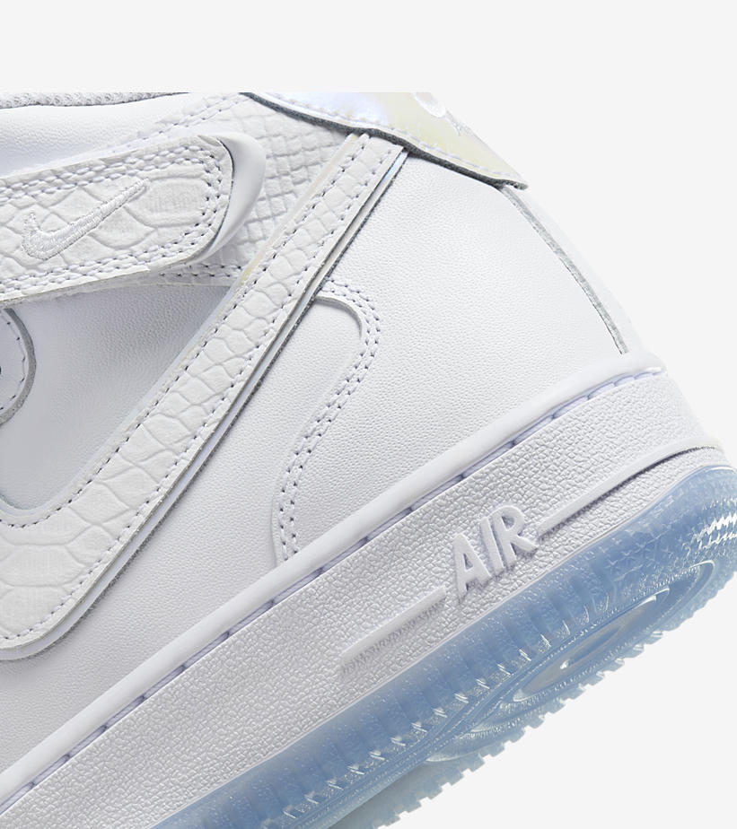 2023年 発売予定！ナイキ エア フォース 1 ミッド ”レプタイルレザー/ホワイト” (NIKE AIR FORCE 1 MID “Reptile Leather/White”) [FN4274-100]