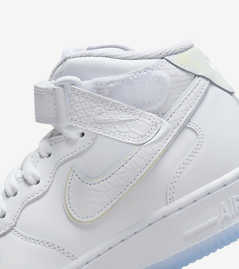 2023年 発売予定！ナイキ エア フォース 1 ミッド ”レプタイルレザー/ホワイト” (NIKE AIR FORCE 1 MID “Reptile Leather/White”) [FN4274-100]