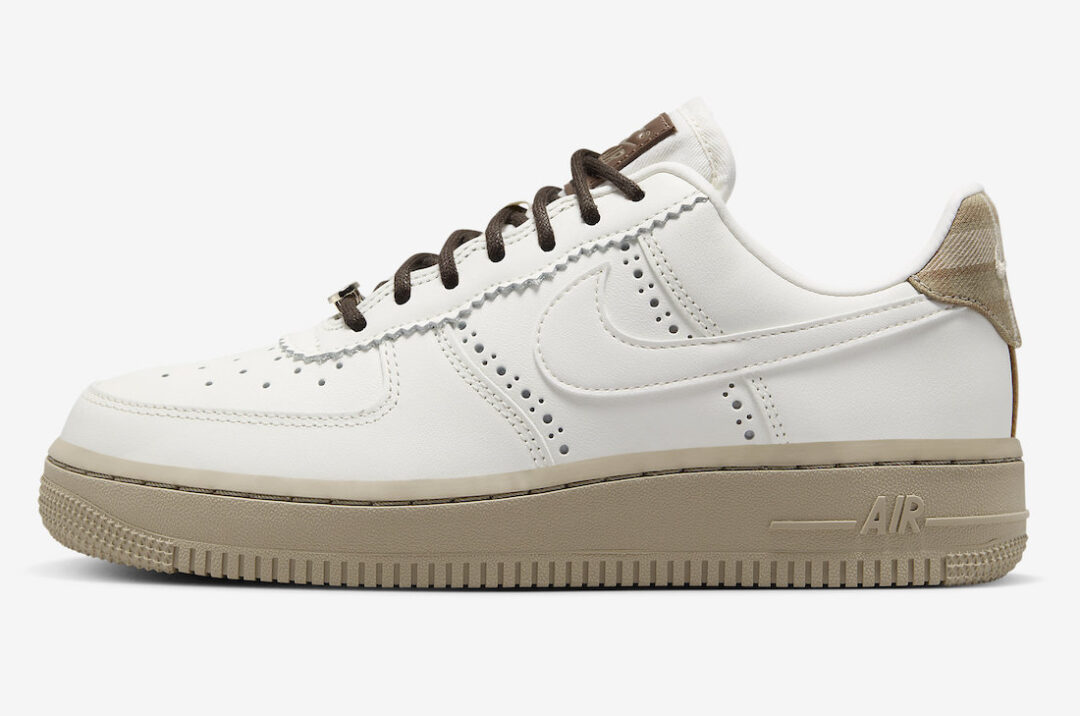 【国内 11/15 発売予定】ナイキ エア フォース 1 ロー “ブローグ/ホワイト” (NIKE AIR FORCE 1 LOW “Brogue/White”) [FV3700-112]