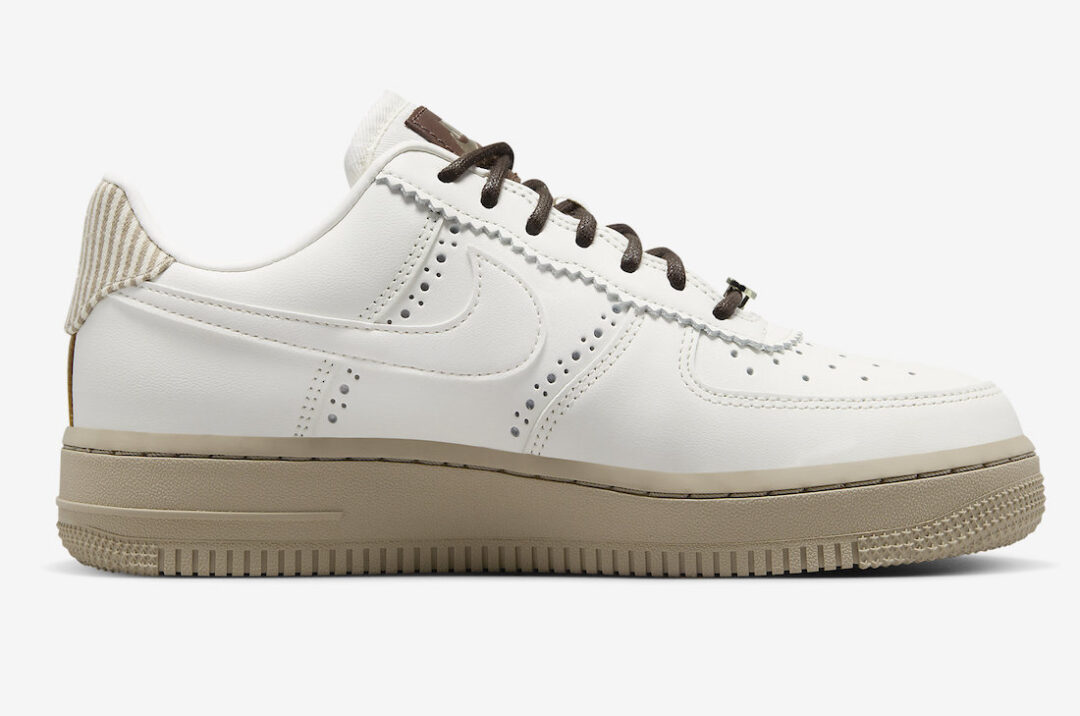 【国内 11/15 発売予定】ナイキ エア フォース 1 ロー “ブローグ/ホワイト” (NIKE AIR FORCE 1 LOW “Brogue/White”) [FV3700-112]