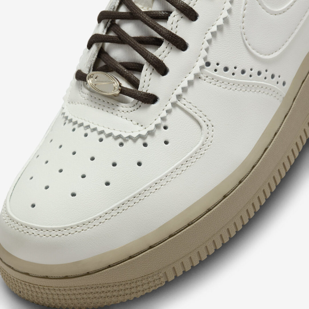 【国内 11/15 発売予定】ナイキ エア フォース 1 ロー “ブローグ/ホワイト” (NIKE AIR FORCE 1 LOW “Brogue/White”) [FV3700-112]