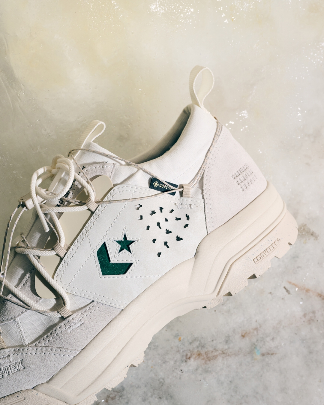 【国内 8/25 発売予定】F/CE. × CONVERSE QAK CP GORE-TEX MID “White/Green” (エフシーイー コンバース ゴアテックス “ホワイト/グリーン”)