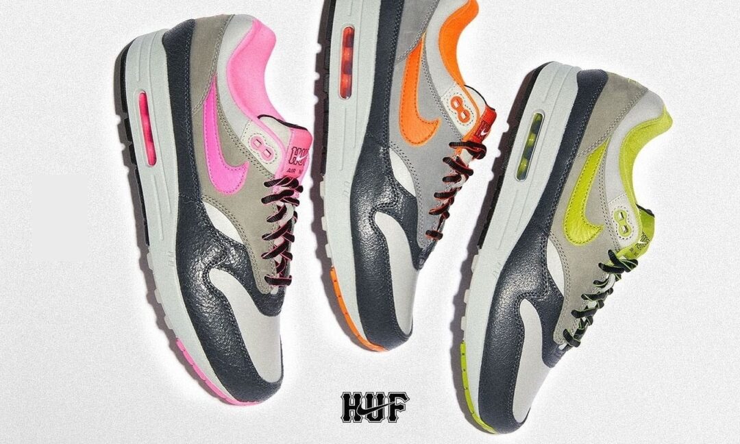 【2024年 6/15 & 6/22 発売予定】HUF × NIKE AIR MAX 1 SP 2024 (ハフ ナイキ エア マックス 1) [HF3713-001/HF3713-002/HF3713-003]