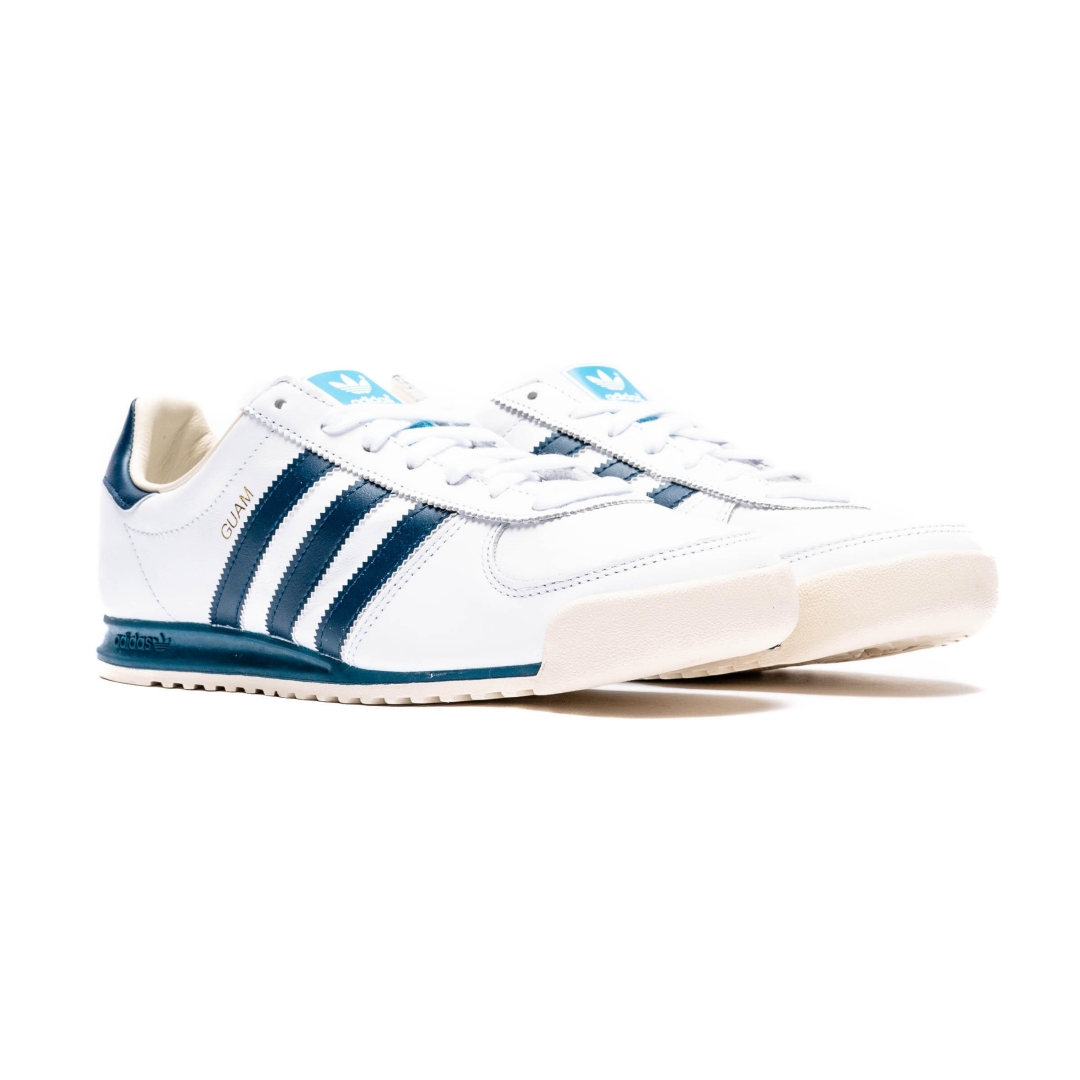 【発売中】アディダス オリジナルス グアム フットウェアホワイト/ダークブルー (adidas Originals GUAM “White/Dark Blue”) [ID2110]