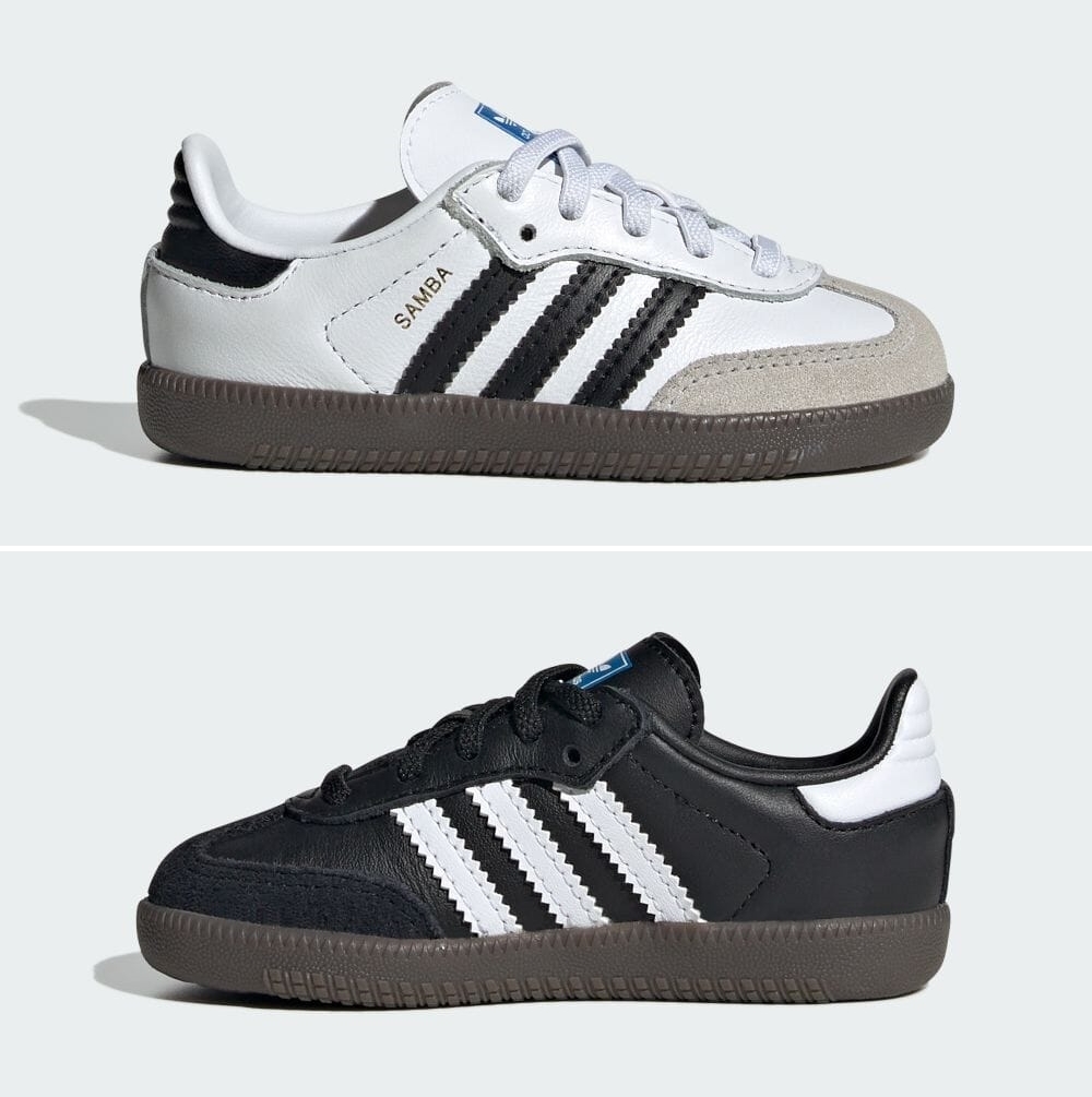 【国内 9/1 発売】キッズ/ベビー用 サンバ OG "ホワイト/ブラック" (adidas Originals SAMBA アディダス オリジナルス "Whtie/Black") [IE3677/IE3678/IE3679/IE3680]