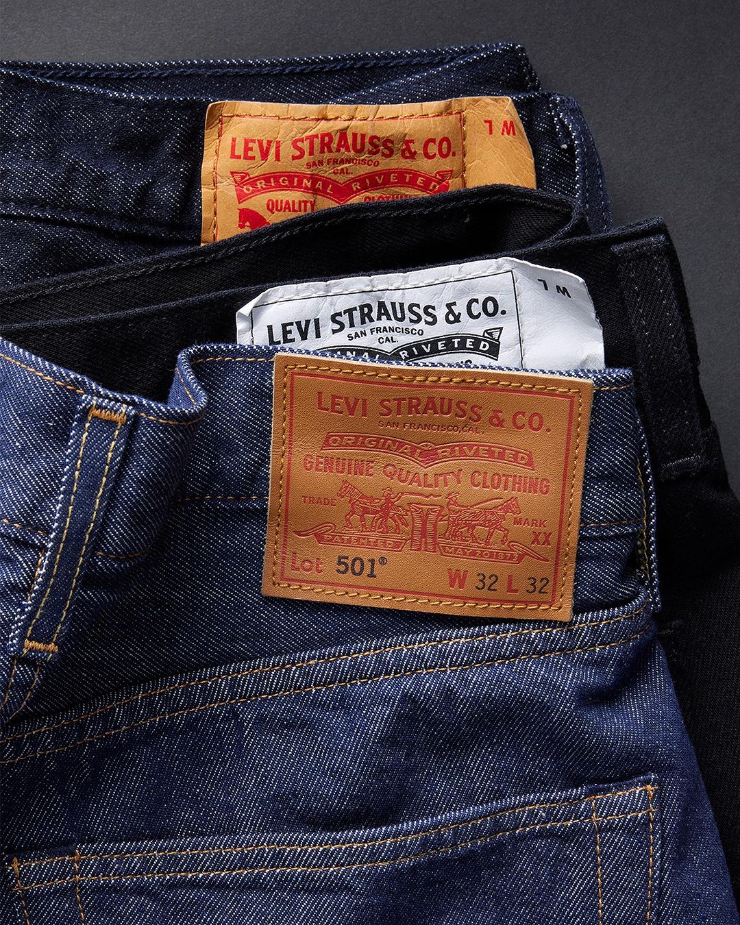 約20回洗濯をしても色褪せにくい技術で作られた Levi's(リーバイス