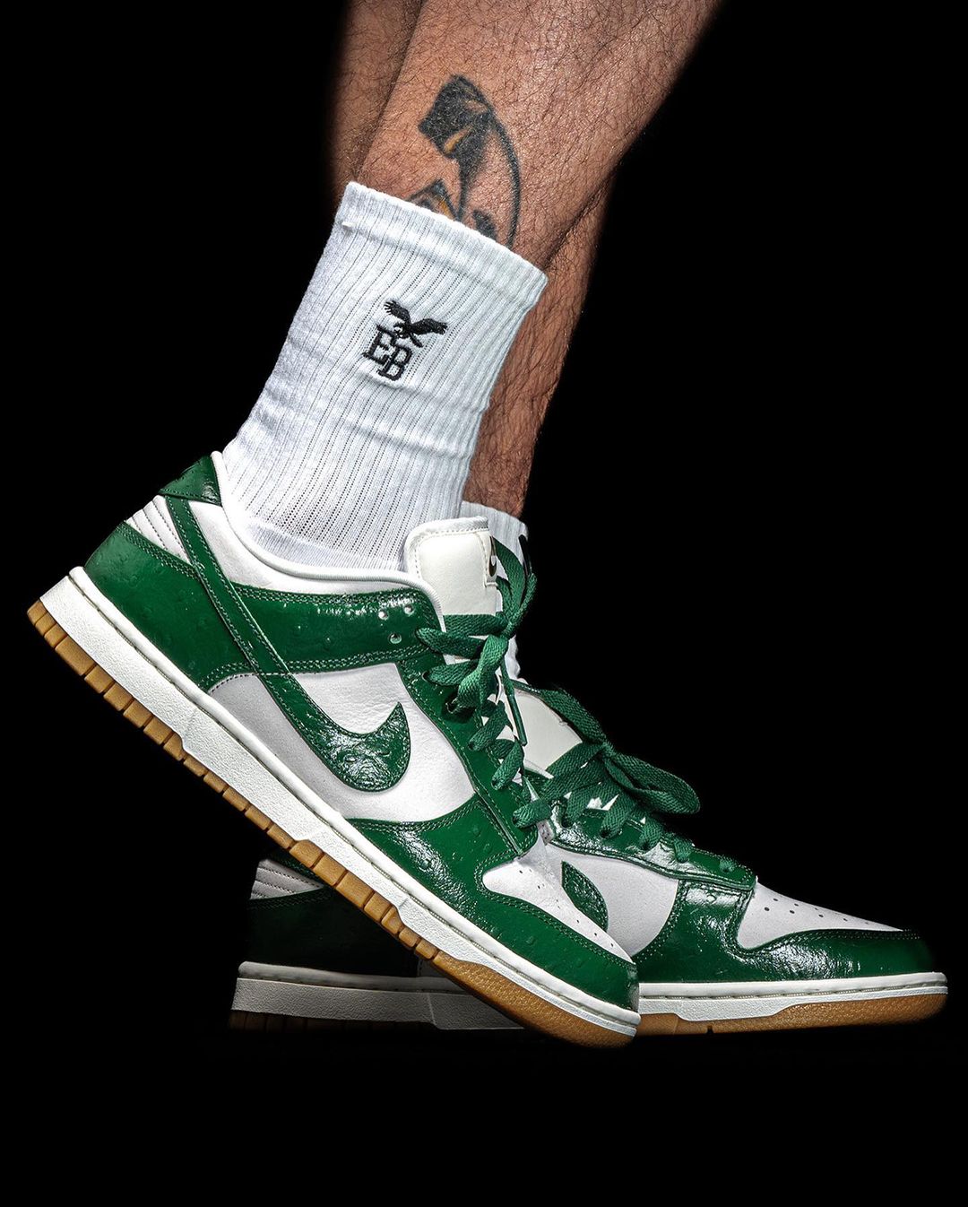 靴00s Nike dunk high vintageセルティック グリーン