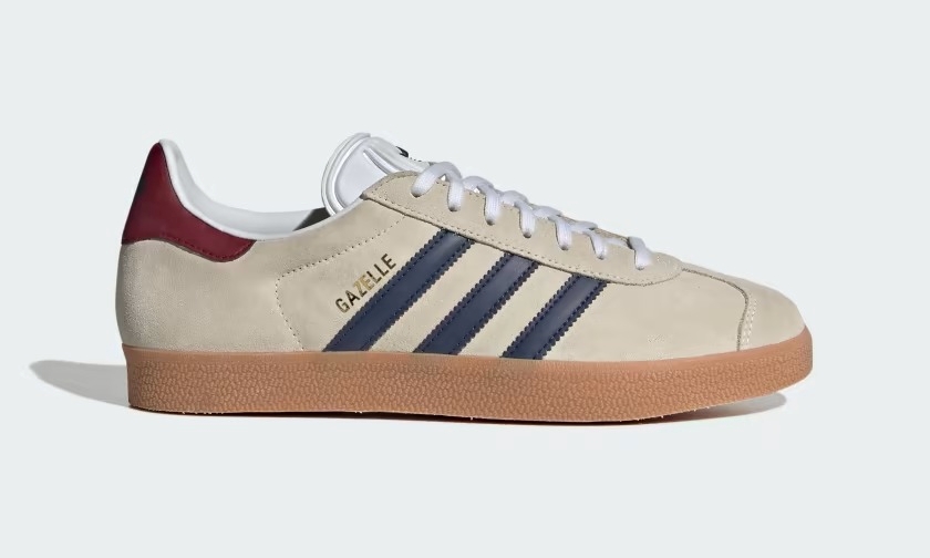 海外発売！adidas Originals GAZELLE “Off White/Dark Blue/Collegiate