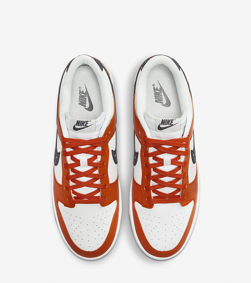 海外 12/19 発売予定！ナイキ ダンク ロー “スターリースウッシュ/キャンプファイヤオレンジ” (NIKE DUNK LOW “Starry Swoosh/Campfire Orange”) [FV6909-800]