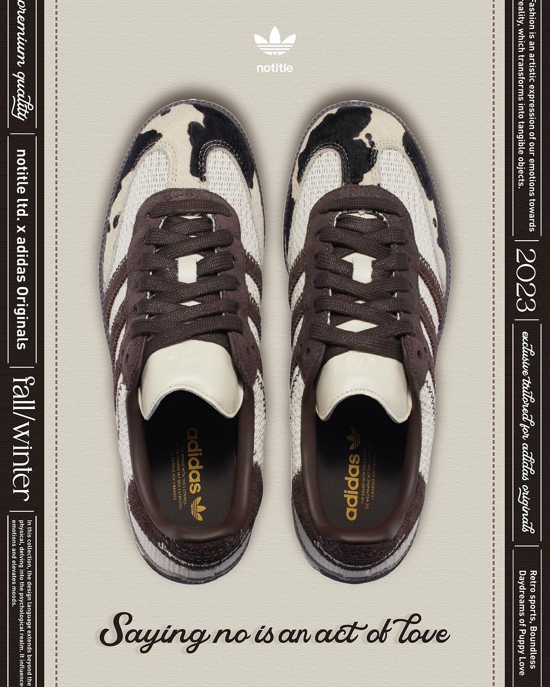 10/20、10/27 発売！NOTITLE × adidas Originals 2023 F/W “THE GREAT SAMBA” (ノータイトル アディダス オリジナルス “サンバ”) [ID6022/ID6023/ID6024/IG4198]