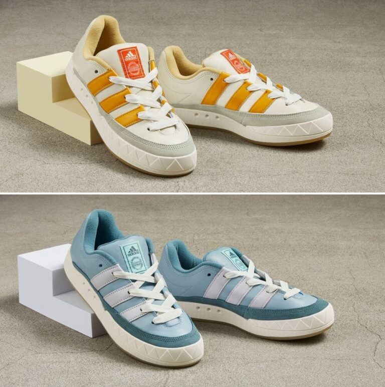 国内 10/9 発売】アディダス オリジナルス アディマティック “プリラブドイエロー/マジックグレー” (adidas Originals  ADIMATIC “Yellow/Grey”) [IF1589/IF1590] | Fullress