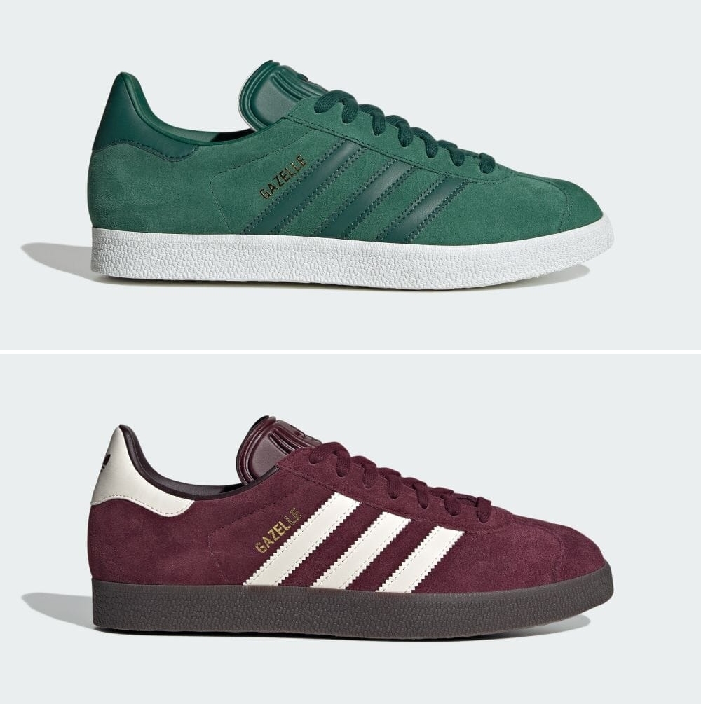 国内 10/1 発売】adidas Originals GAZELLE “Tech Forest/Maroon