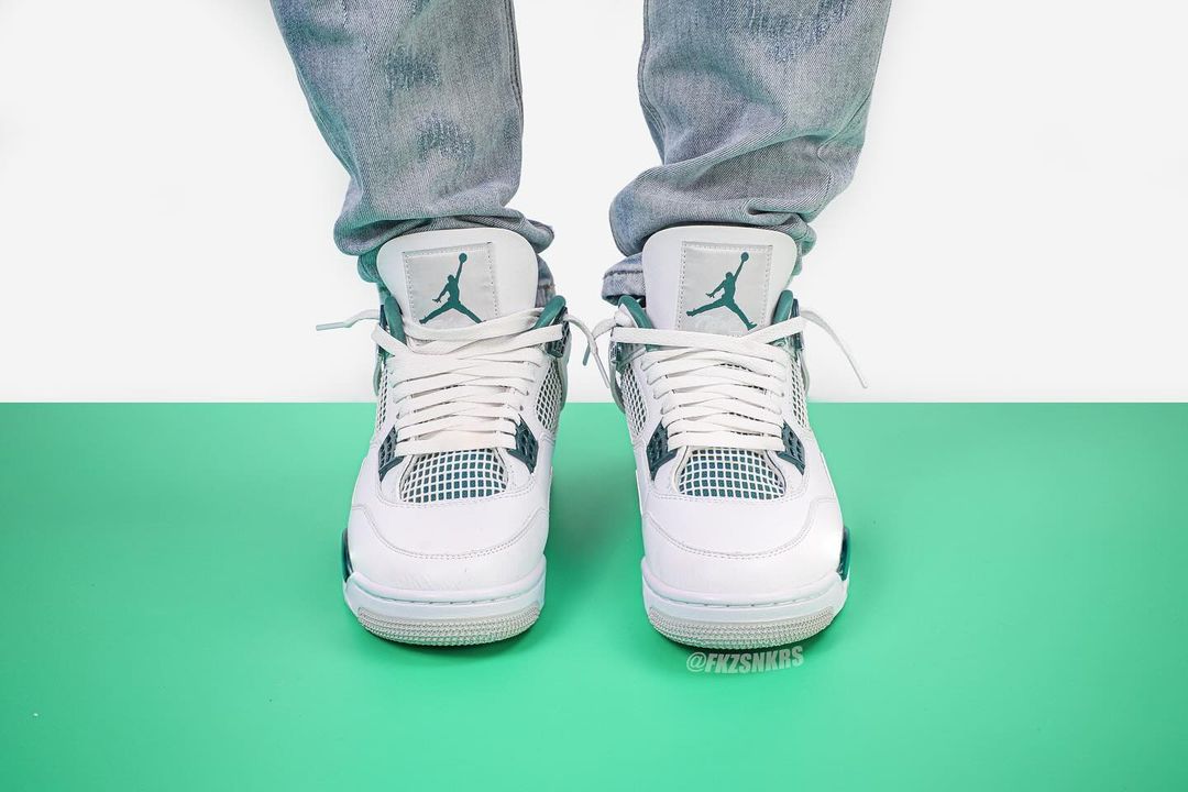 【2024年 5/29 発売】ナイキ エア ジョーダン 4 レトロ “ホワイト/オキシダイズドグリーン” (NIKE AIR JORDAN 4 RETRO “White/Oxidized Green”) [FQ8138-103]