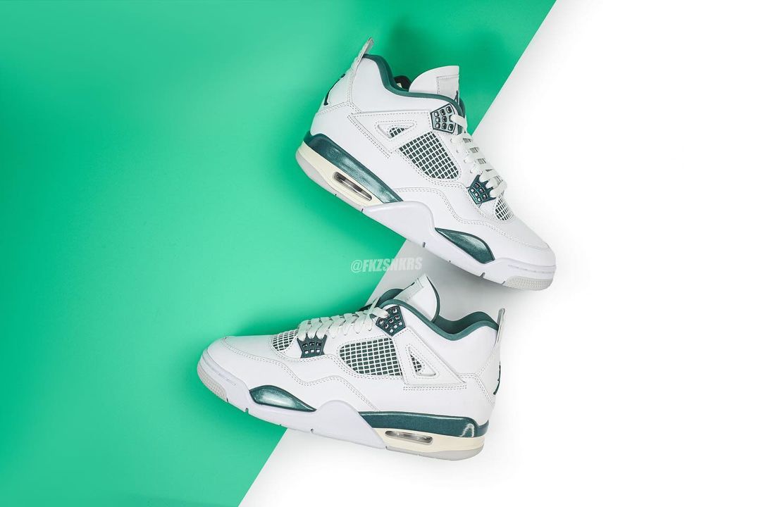 【2024年 5/29 発売】ナイキ エア ジョーダン 4 レトロ “ホワイト/オキシダイズドグリーン” (NIKE AIR JORDAN 4 RETRO “White/Oxidized Green”) [FQ8138-103]