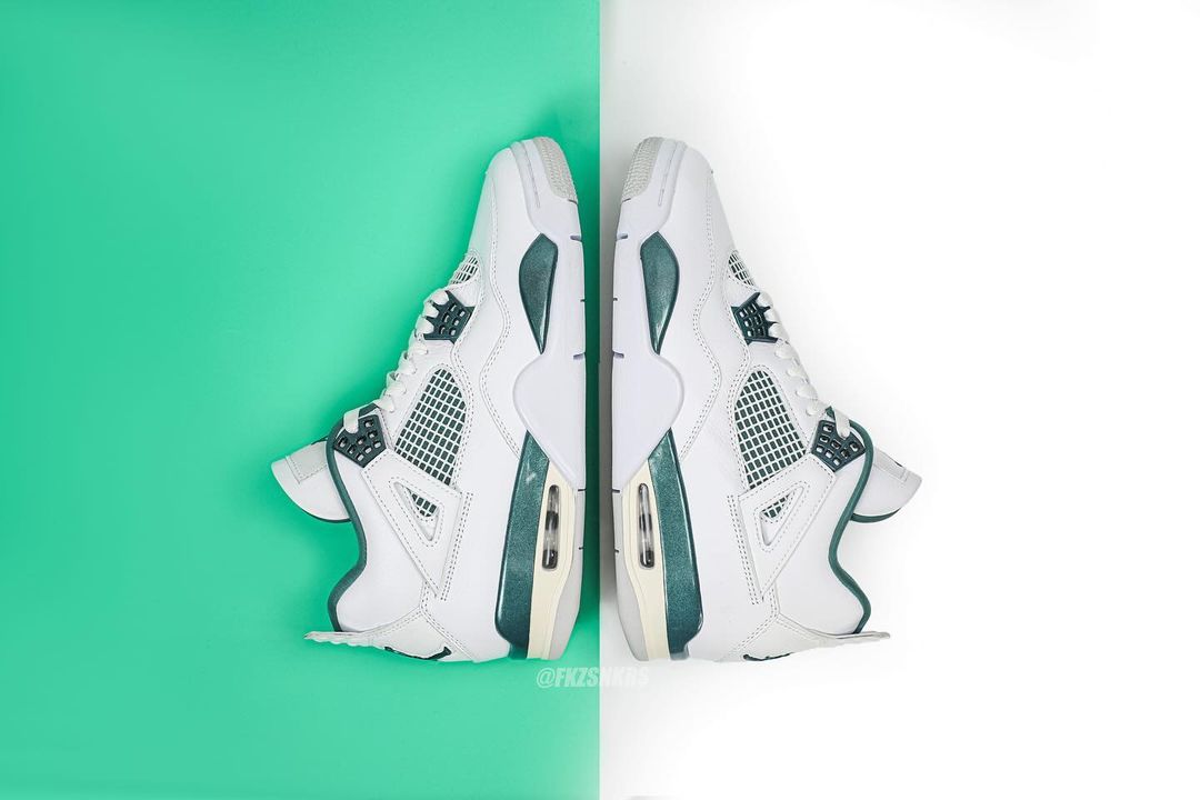 【2024年 5/29 発売】ナイキ エア ジョーダン 4 レトロ “ホワイト/オキシダイズドグリーン” (NIKE AIR JORDAN 4 RETRO “White/Oxidized Green”) [FQ8138-103]