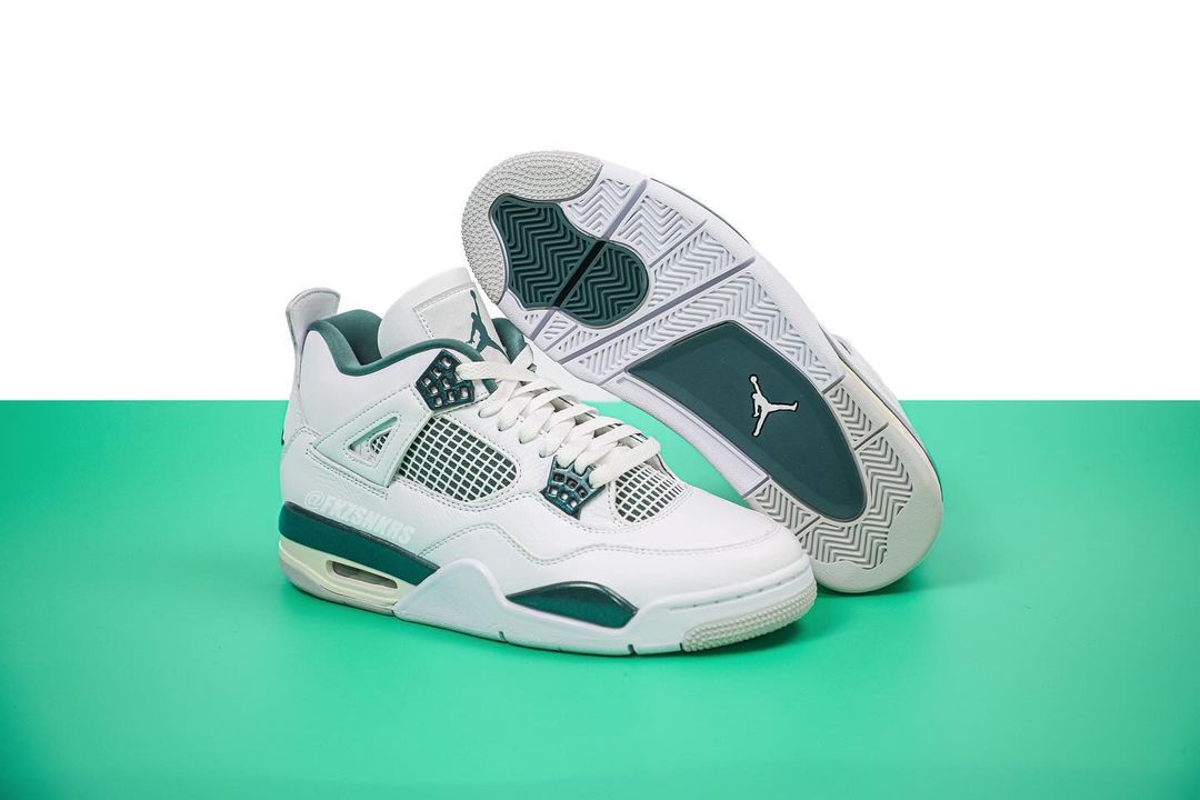 【2024年 5/29 発売】ナイキ エア ジョーダン 4 レトロ “ホワイト/オキシダイズドグリーン” (NIKE AIR JORDAN 4 RETRO “White/Oxidized Green”) [FQ8138-103]