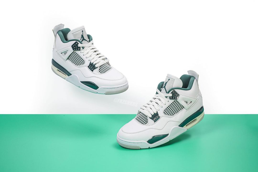 【2024年 5/29 発売】ナイキ エア ジョーダン 4 レトロ “ホワイト/オキシダイズドグリーン” (NIKE AIR JORDAN 4 RETRO “White/Oxidized Green”) [FQ8138-103]