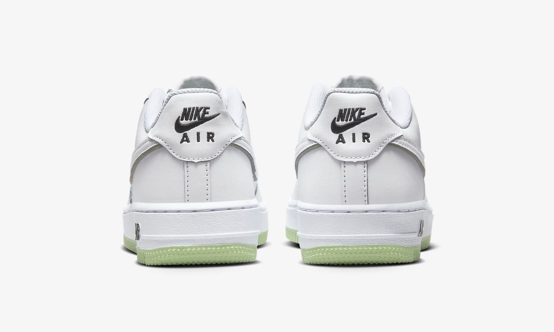 【国内 10/15 発売】ナイキ GS フォース 1 ロー ”ホワイト/ブラック/ハニーデュー” (NIKE GS AIR FORCE 1 LOW “White/Black/Honeydew”) [CT3839-108]