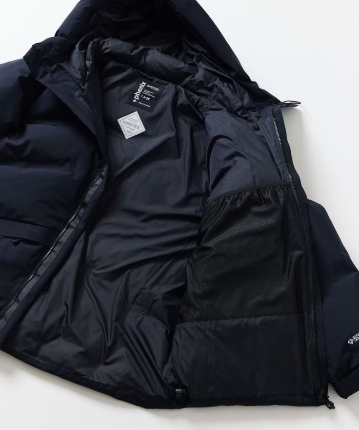 Plus Phenix 別注 GORE-TEX INFINIUM 仕様の DOWN JACKETが発売 (プラスフェニックス ゴアテックス)