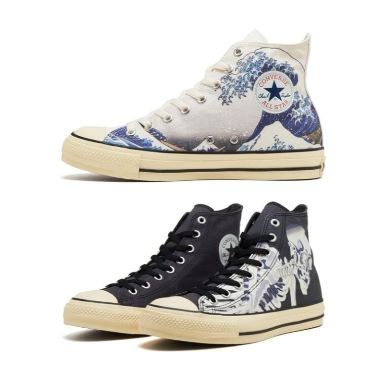 国内 11/7 発売】葛飾北斎や歌川国芳の代表作をプリントした CONVERSE ALL STAR (R) UKIYOEPRINT HI (コンバース  オールスター 浮世絵) | Fullress