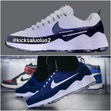 【リーク】FRAGMENT x NIKE ZOOM SPIRIDON "White/Navy" (フラグメント 藤原ヒロシ ナイキ ズーム スピリドン "ホワイト/ネイビー")