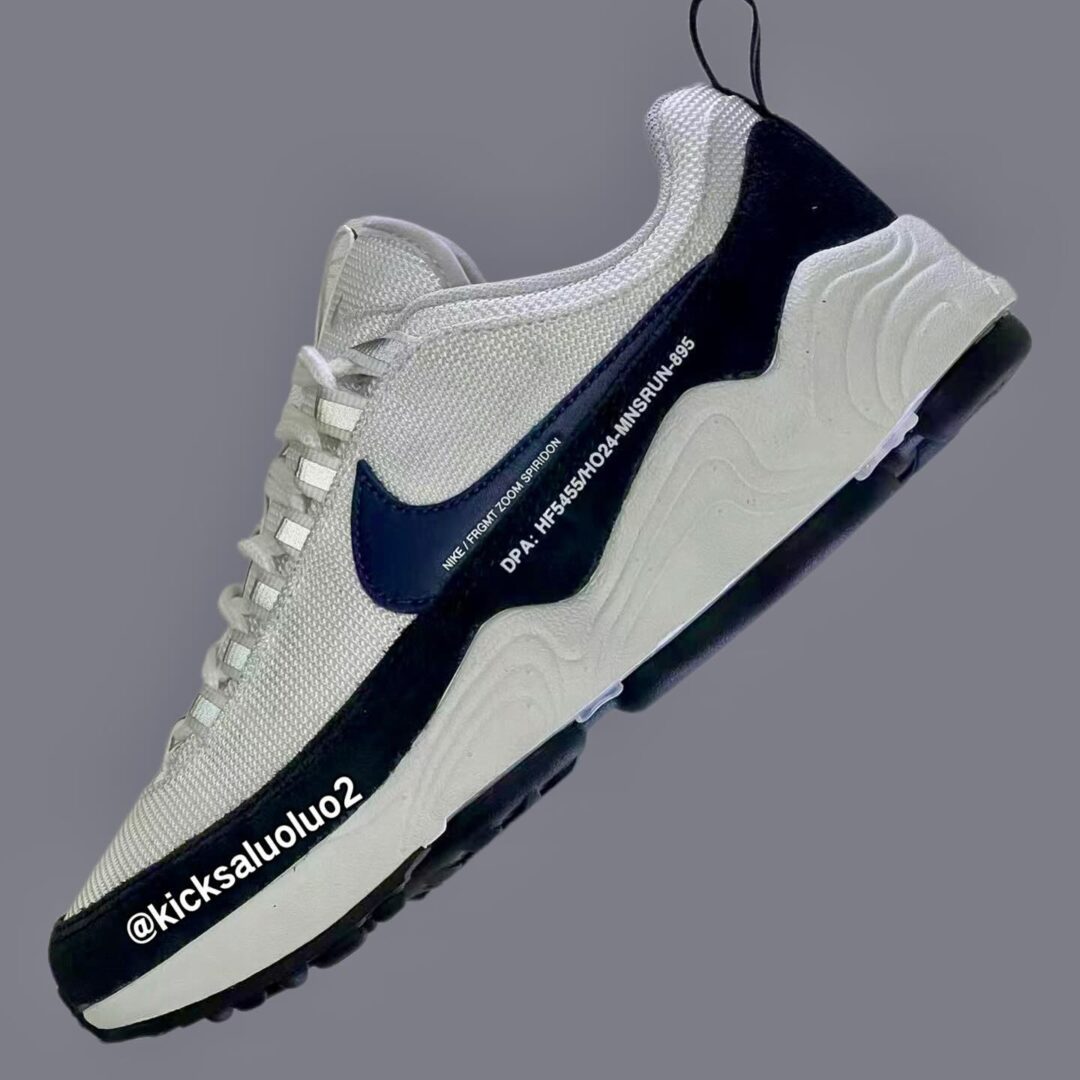 【2024年末 発売予定】FRAGMENT x NIKE ZOOM SPIRIDON “White/Navy” (フラグメント 藤原ヒロシ ナイキ ズーム スピリドン “ホワイト/ネイビー”) [HF5455-100]