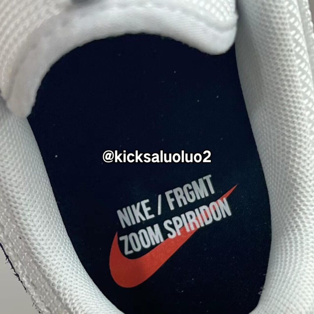 【2024年末 発売予定】FRAGMENT x NIKE ZOOM SPIRIDON “White/Navy” (フラグメント 藤原ヒロシ ナイキ ズーム スピリドン “ホワイト/ネイビー”) [HF5455-100]