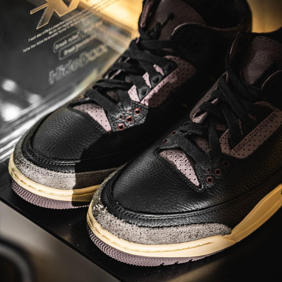 【国内 2024年 8/27 発売】A Ma Maniére × NIKE WMNS AIR JORDAN 3 OG SP “Black/Burgundy Crush” (ア マ マニエール ナイキ ウィメンズ エア ジョーダン 3 OG SP “ブラック/バーガンディクラッシュ”) [FZ4811-001/FZ4811-100]