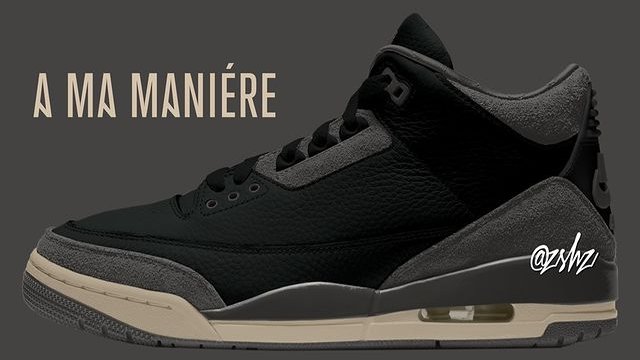 【国内 2024年 8/27 発売】A Ma Maniére × NIKE WMNS AIR JORDAN 3 OG SP “Black/Burgundy Crush” (ア マ マニエール ナイキ ウィメンズ エア ジョーダン 3 OG SP “ブラック/バーガンディクラッシュ”) [FZ4811-001/FZ4811-100]