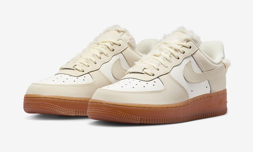 海外発売！ナイキ ウィメンズ エア フォース 1 07 ロー LX “ブローグ フェイクファー” (NIKE WMNS AIR FORCE 1 07 LOW LX “Brogue Faux Fur”) [FV3701-119]