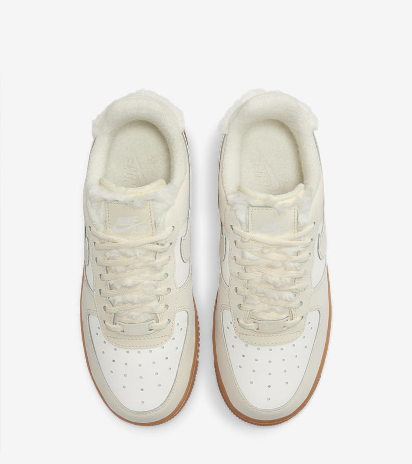 海外発売！ナイキ ウィメンズ エア フォース 1 07 ロー LX “ブローグ フェイクファー” (NIKE WMNS AIR FORCE 1 07 LOW LX “Brogue Faux Fur”) [FV3701-119]