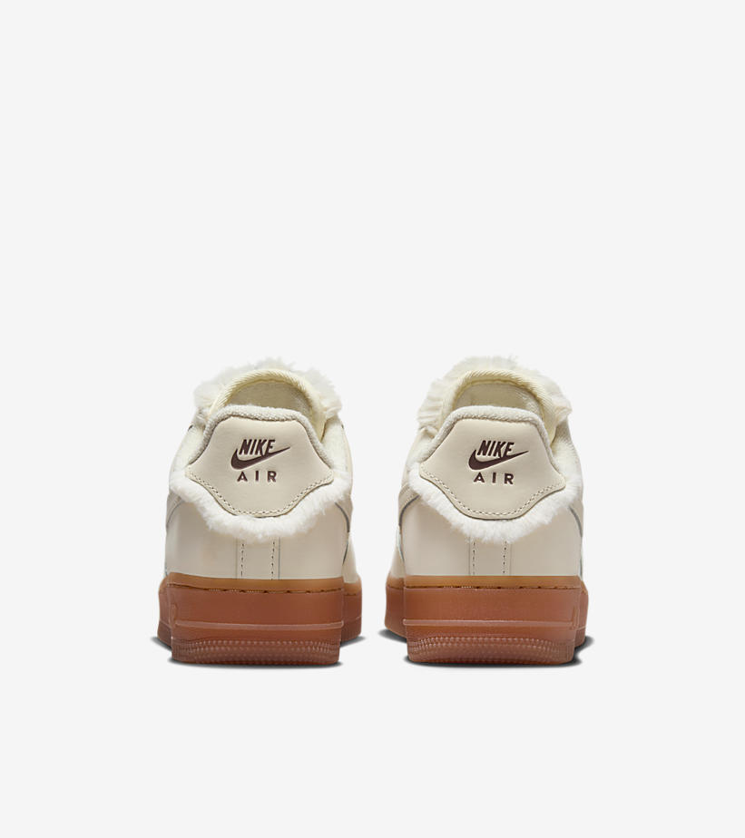 海外発売！ナイキ ウィメンズ エア フォース 1 07 ロー LX “ブローグ フェイクファー” (NIKE WMNS AIR FORCE 1 07 LOW LX “Brogue Faux Fur”) [FV3701-119]