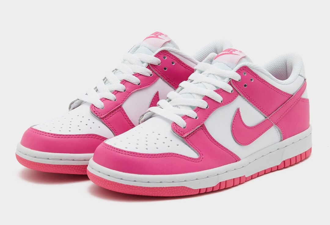 2024年 春 発売予定！ナイキ GS ダンク ロー “ホワイト/レーザーフーシャ” (NIKE GS DUNK LOW “White/Laser Fuchsia”) [FB9109-102]