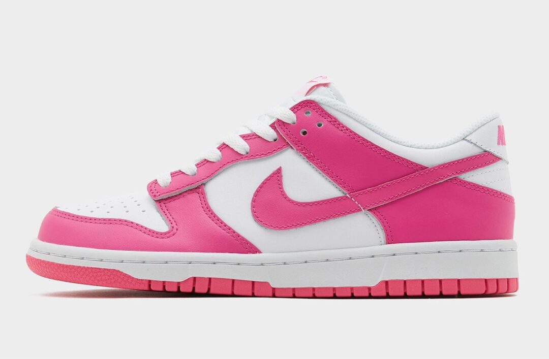 2024年 春 発売予定！ナイキ GS ダンク ロー “ホワイト/レーザーフーシャ” (NIKE GS DUNK LOW “White/Laser Fuchsia”) [FB9109-102]