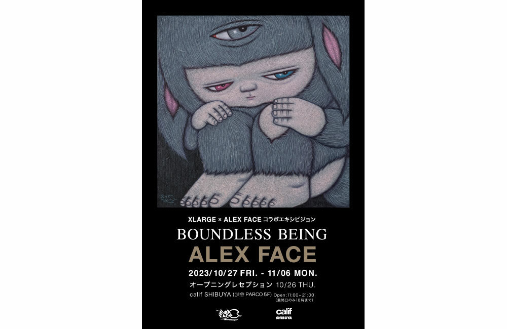 タイのグラフィティーアーティスト「ALEX FACE」× XLARGE 2023 コラボが10/27 発売 (エクストララージ アレックス・フェイス)