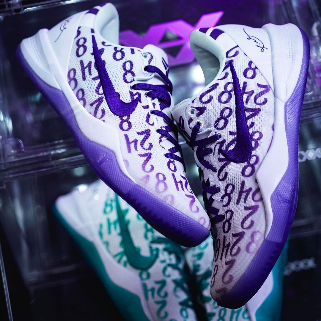29cm Nike Zoom Kobe8 White Purpleメンズ