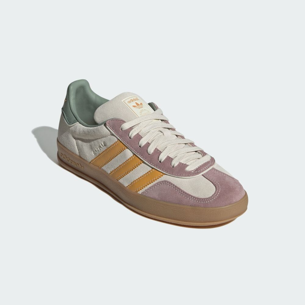 【近日発売】adidas Originals GAZELLE INDOOR “White/Alumina/Yellow” (アディダス オリジナルス ガゼル インドア “オフホワイト/アルミナ/プリラブドイエロー”) [ID1007]