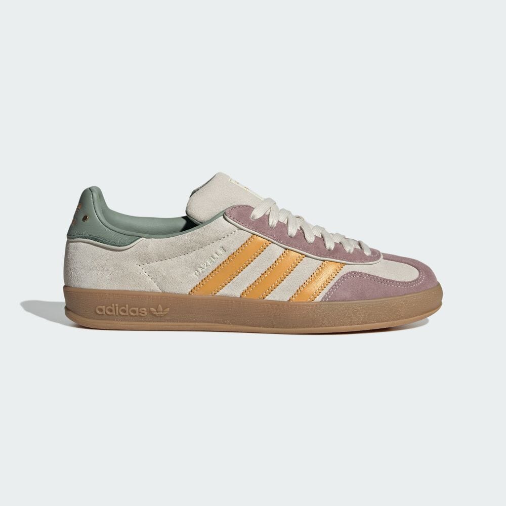 【近日発売】adidas Originals GAZELLE INDOOR “White/Alumina/Yellow” (アディダス オリジナルス ガゼル インドア “オフホワイト/アルミナ/プリラブドイエロー”) [ID1007]