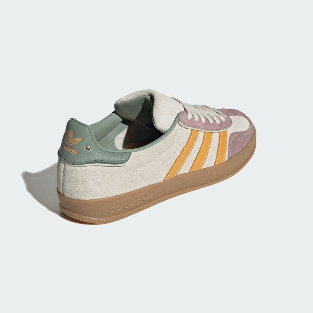 【近日発売】adidas Originals GAZELLE INDOOR “White/Alumina/Yellow” (アディダス オリジナルス ガゼル インドア “オフホワイト/アルミナ/プリラブドイエロー”) [ID1007]