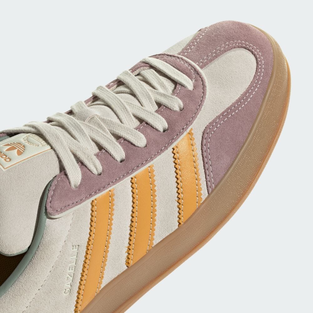 【近日発売】adidas Originals GAZELLE INDOOR “White/Alumina/Yellow” (アディダス オリジナルス ガゼル インドア “オフホワイト/アルミナ/プリラブドイエロー”) [ID1007]