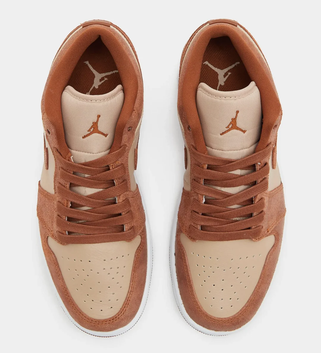 【2024年 2/9 発売】NIKE AIR JORDAN 1 LOW “Cracked Suede/Tan/Russet” (ナイキ エア ジョーダン 1 ロー “クラックドスエード/タン/ラセット”) [FJ3453-200]