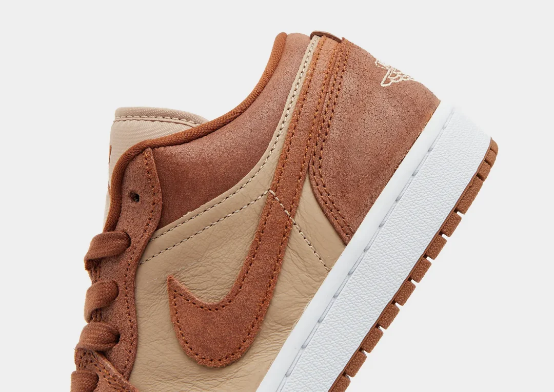 【2024年 2/9 発売】NIKE AIR JORDAN 1 LOW “Cracked Suede/Tan/Russet” (ナイキ エア ジョーダン 1 ロー “クラックドスエード/タン/ラセット”) [FJ3453-200]