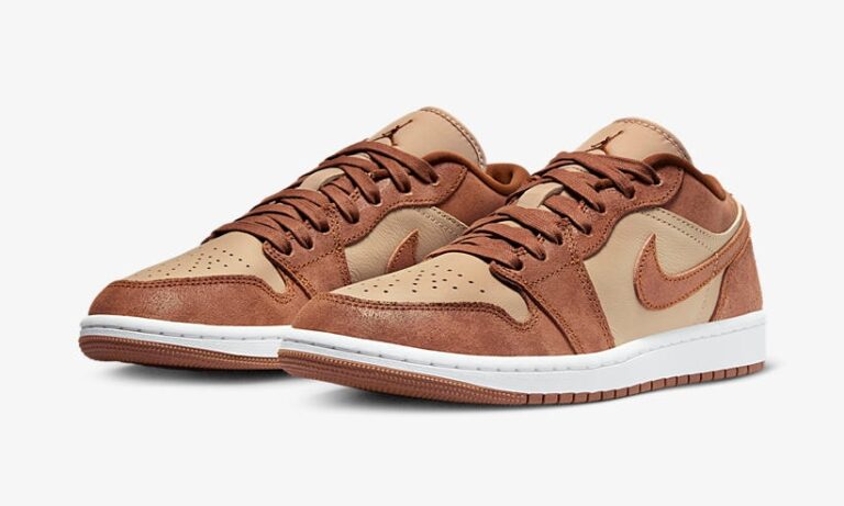 2024年 2/9 発売】NIKE AIR JORDAN 1 LOW “Cracked Suede/Tan/Russet” (ナイキ エア ジョーダン  1 ロー “クラックドスエード/タン/ラセット”) [FJ3453-200] | Fullress