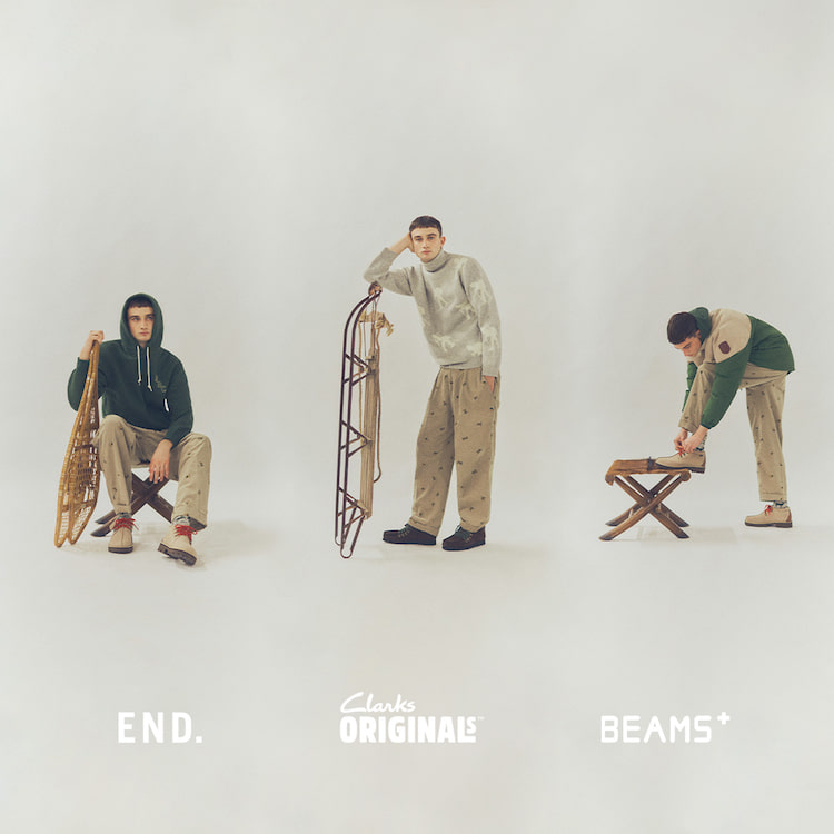 【海外 11/17、国内 11/18 発売】END. x Clarks Originals x BEAMS PLUS “Ski Club” (エンド クラークス ビームスプラス “スキークラブ”)