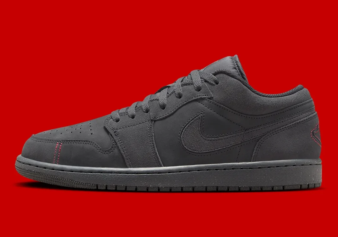 2023年 発売予定！ナイキ エア ジョーダン 1 ロー “グレー/レッドステッチ” (NIKE AIR JORDAN 1 LOW “Grey/Red Stitching”)